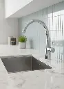 High-End Kitchen with Chrome Faucet.webp