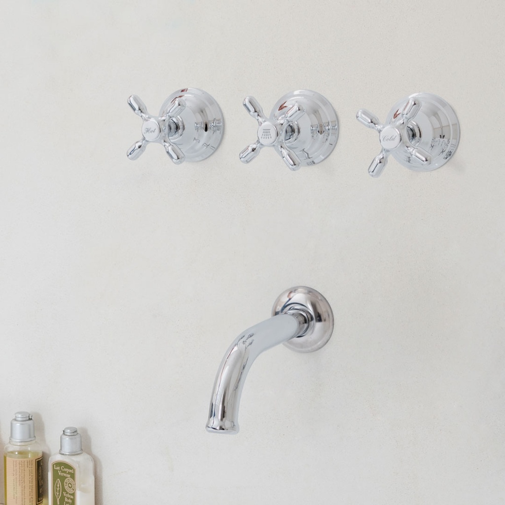 Grifería de Ducha con Transferencia FV Línea Newport Plus Cromo 0103/B2P