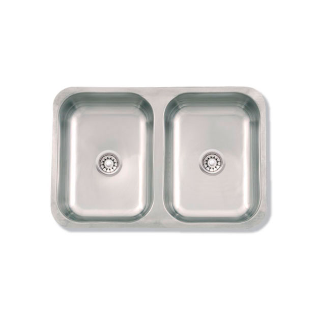 Pileta de Cocina Doble Mi Pileta Línea Eco 57x37x15cm 104EC