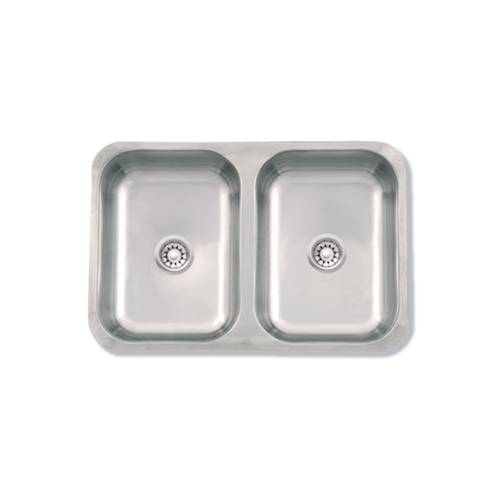 Pileta de Cocina Doble Mi Pileta 57x37x18cm 104P