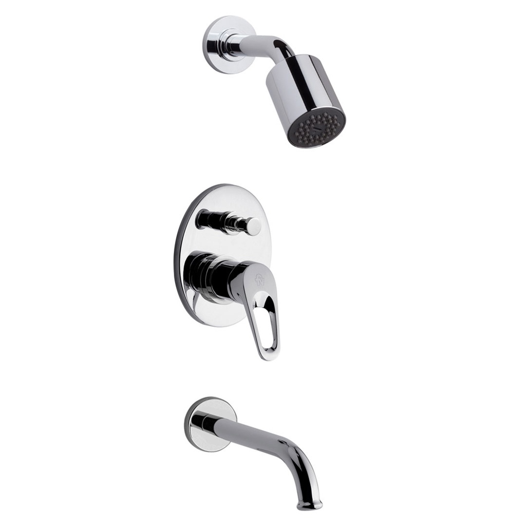 Grifería Monocomando de Ducha FV Línea Arizona Cromo 106/B1