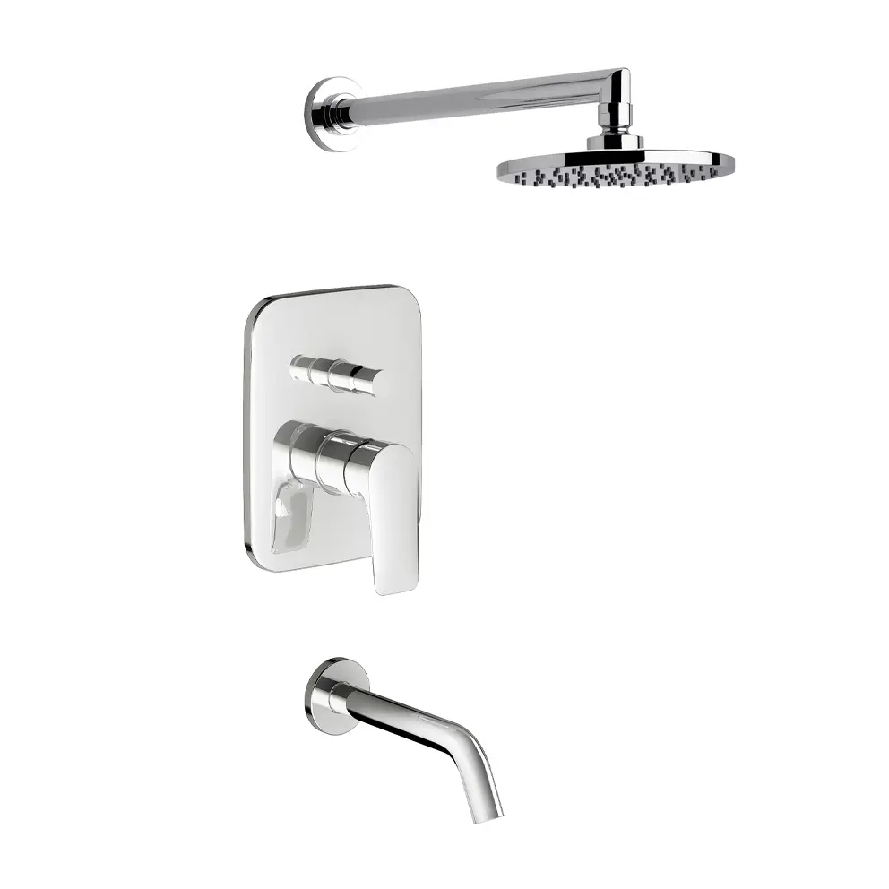 Grifería Monocomando de Ducha FV Línea Jana Cromo 106/M1