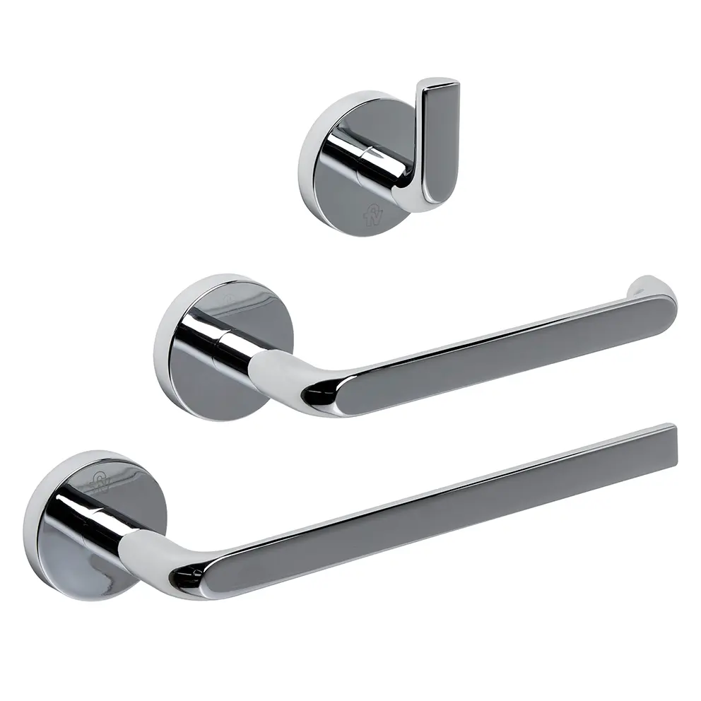 Kit de Accesorios 3 Piezas FV Línea Ciprés Cromo 179.03/N2