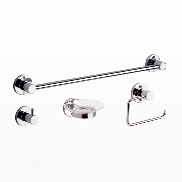 Kit de Accesorios 4 Piezas FV Línea Arizona Cromo 179.04/B1