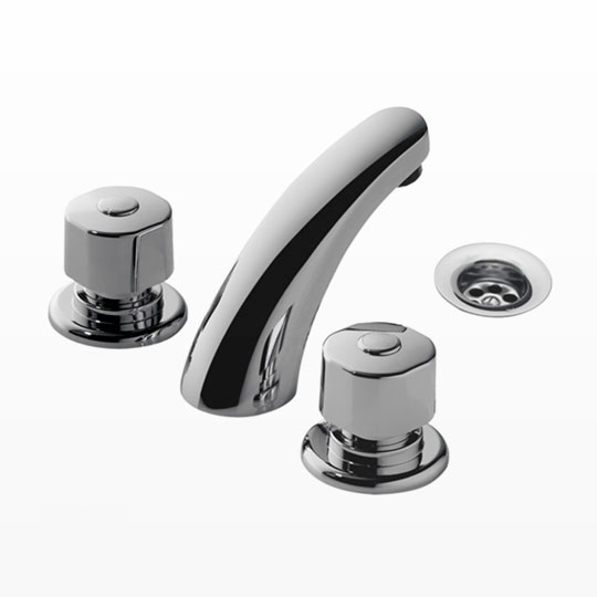 Grifería Doble Comando de Lavatorio FV Línea Arizona Plus Cromo 207/B1P