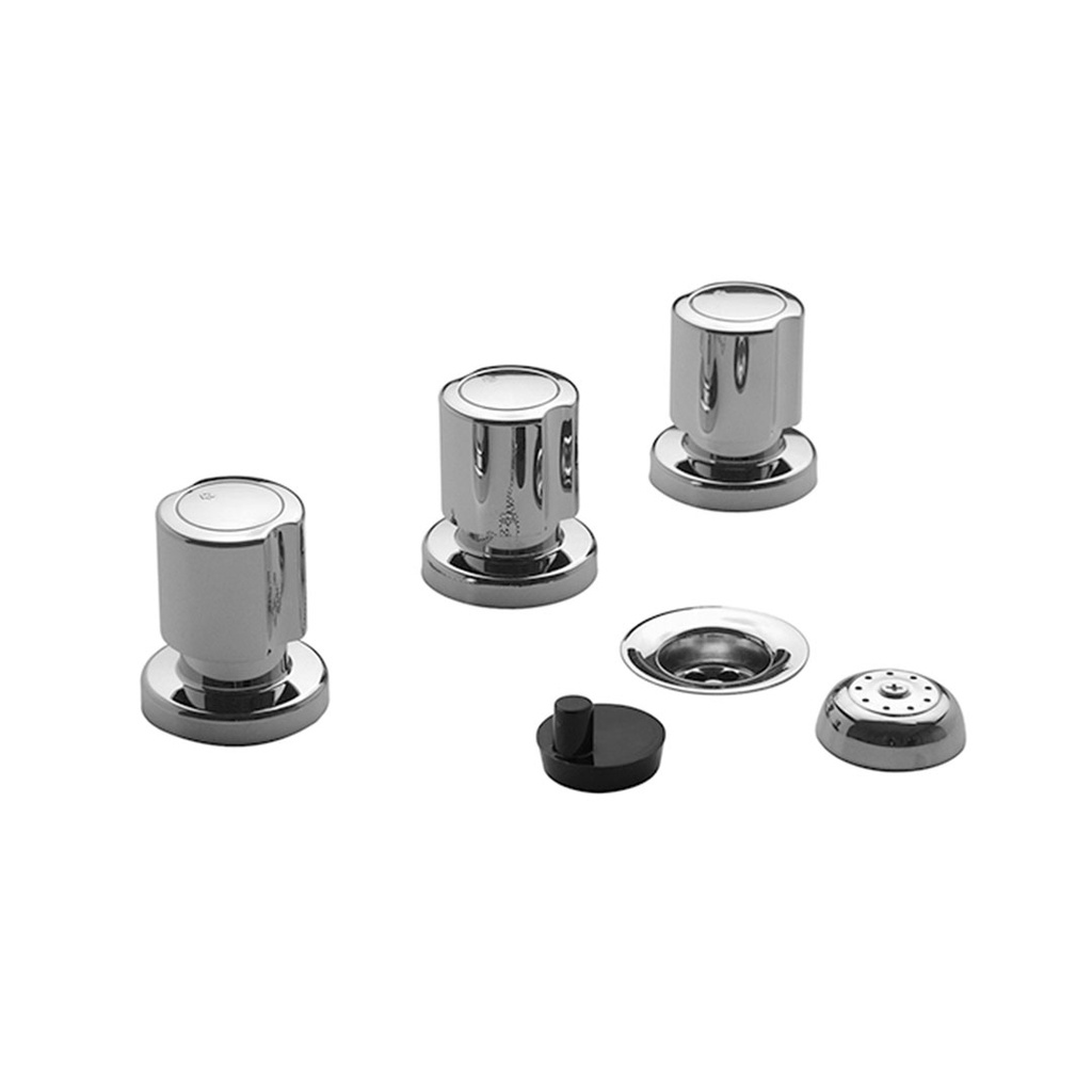 Grifería Doble Comando de Bidet FV Línea Allegro Cromo 295/15