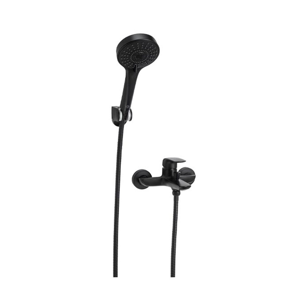 Grifería Monocomando Ducha Exterior c/Pico FV Epuyén Negro 310/L2 NG