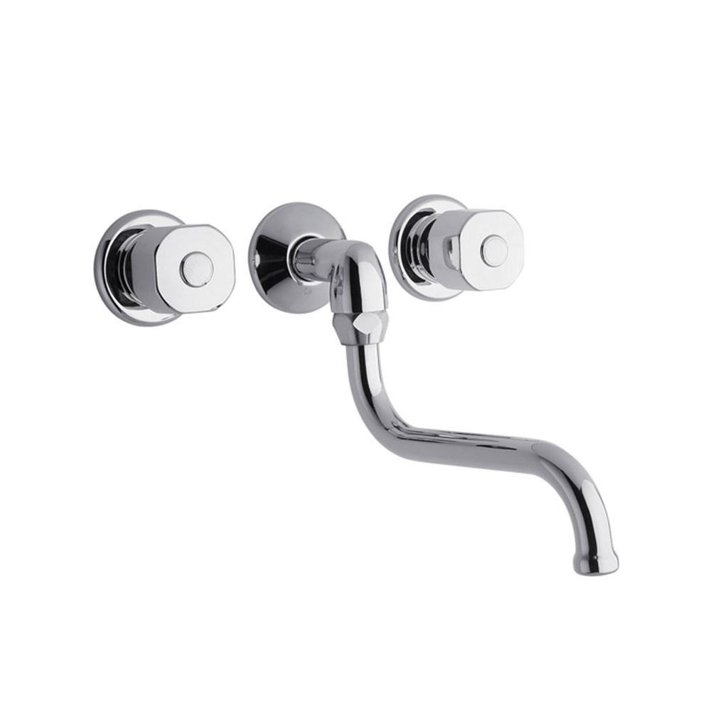 Grifería de Cocina de Pared FV Línea Arizona Plus Cromo 403/B1P