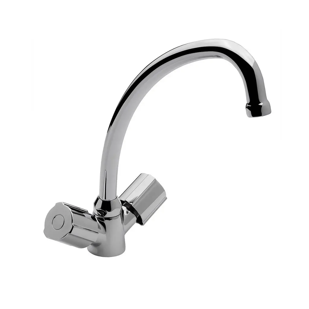 Grifería Doble Comando de Cocina de Mesada FV Radal Cromo 410/C7