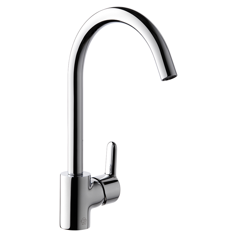 Grifería Monocomando de Cocina FV Línea Puelo Negro 411.04/B5 NG