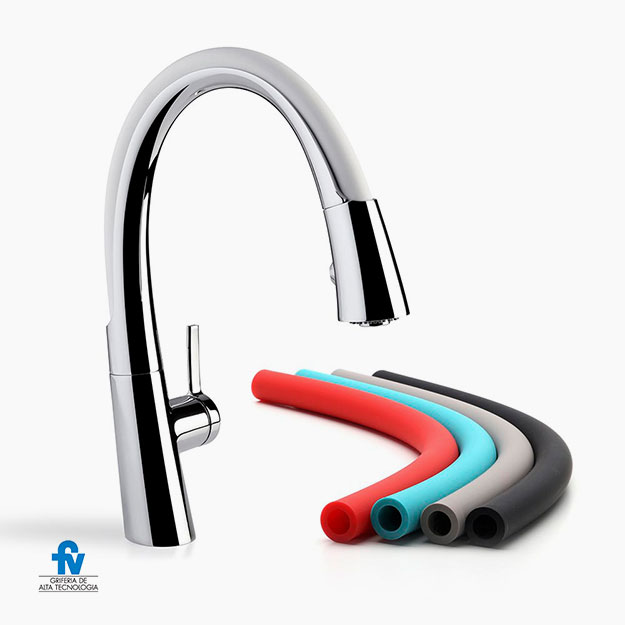 Grifería Monocomando de Cocina FV Cromo 412/H5