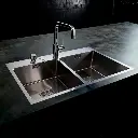 Pileta de Cocina Doble Mi Pileta Etna (Enc.) 70x40x21cm 746E