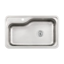 Pileta de Cocina Simple Mi Pileta (Enc.) 68x41x21cm Mate 802E