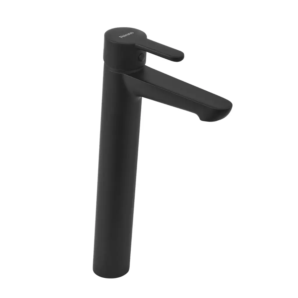 Grifería Monocomando Alta Peirano Línea Adra Black 61-203N