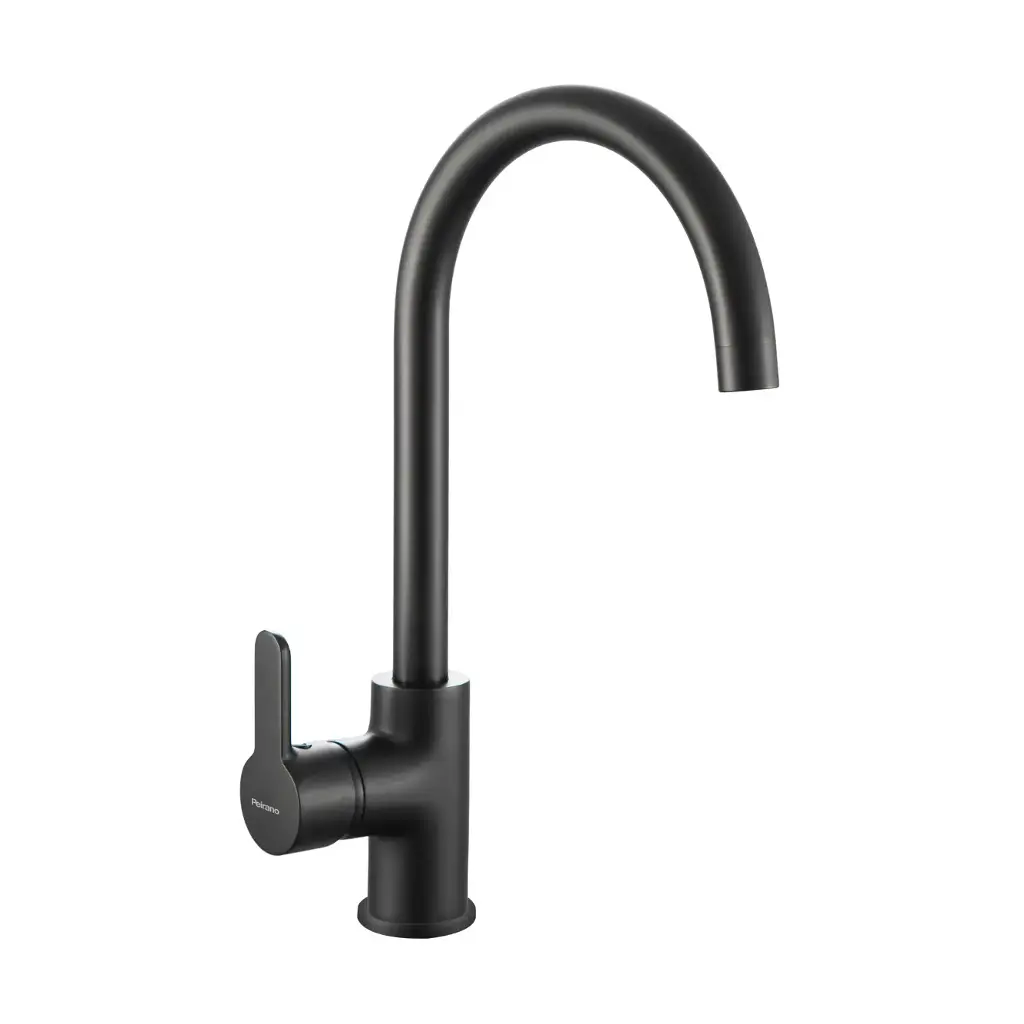 Grifería Monocomando de Cocina Peirano Línea Adra Black 20-162N