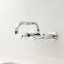 Grifería de Cocina de Pared Peirano Línea Ares Cromo 944CR