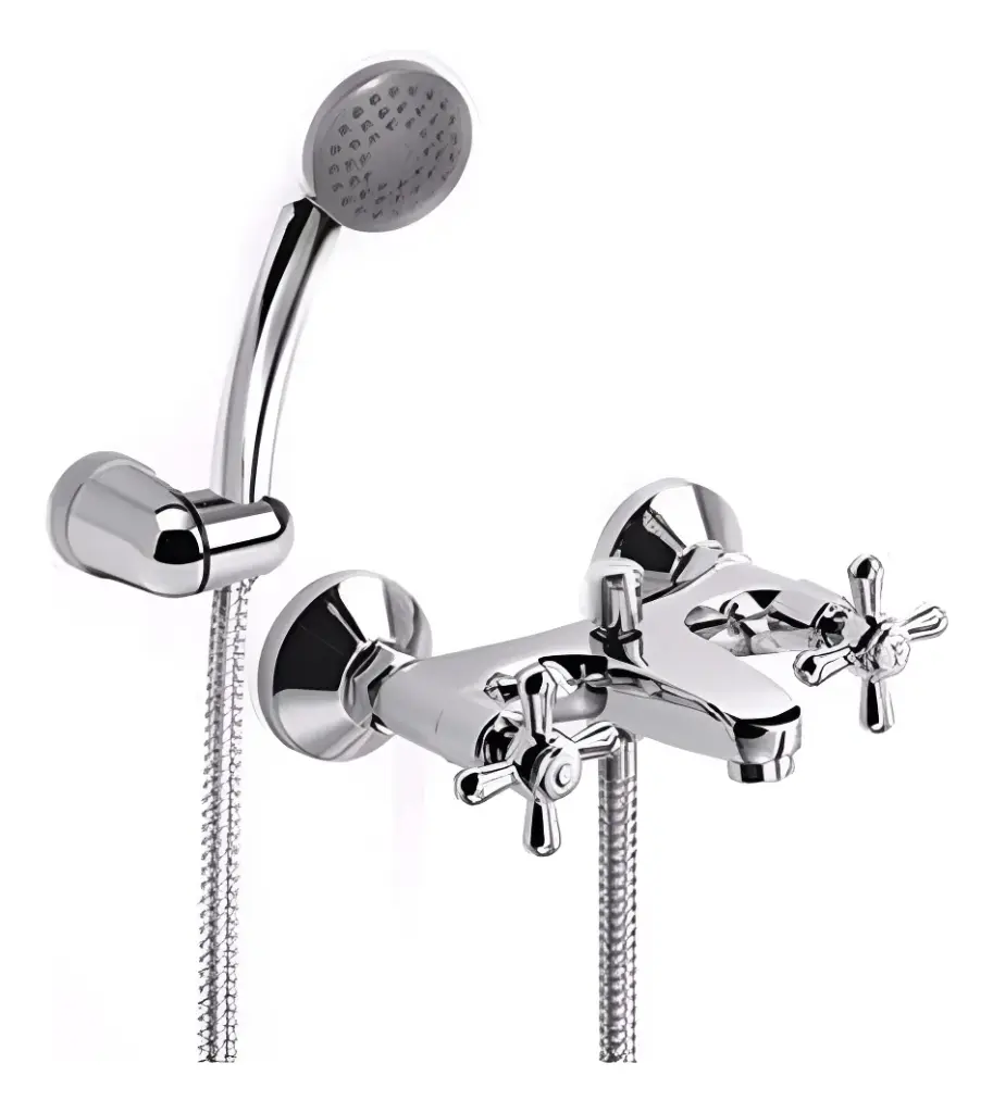 Grifería Ducha Exterior con Transferencia Peirano Ares Cromo 414/CR