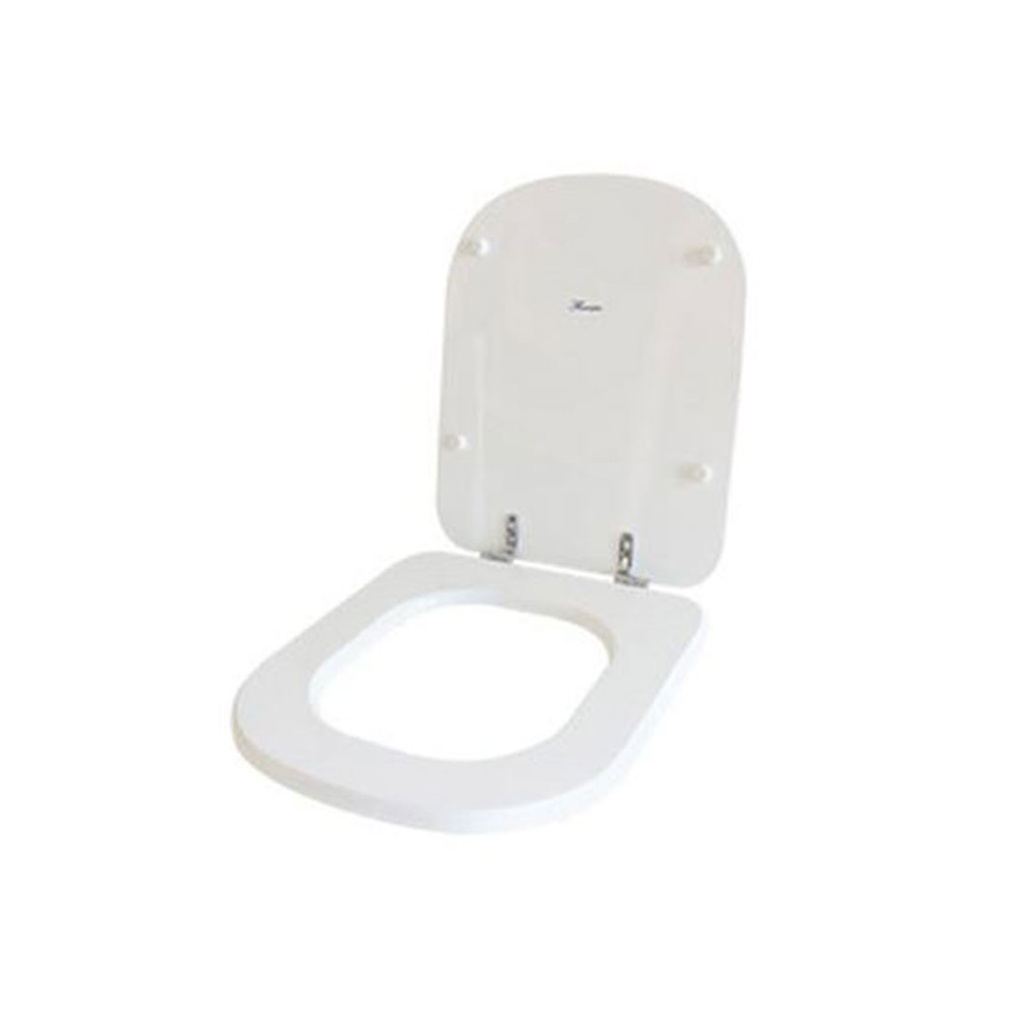 Asiento de Inodoro Flowater Línea Bari Herraje Cromo