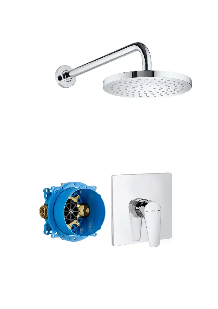 Kit Embutir Ducha Roca Línea Atlas