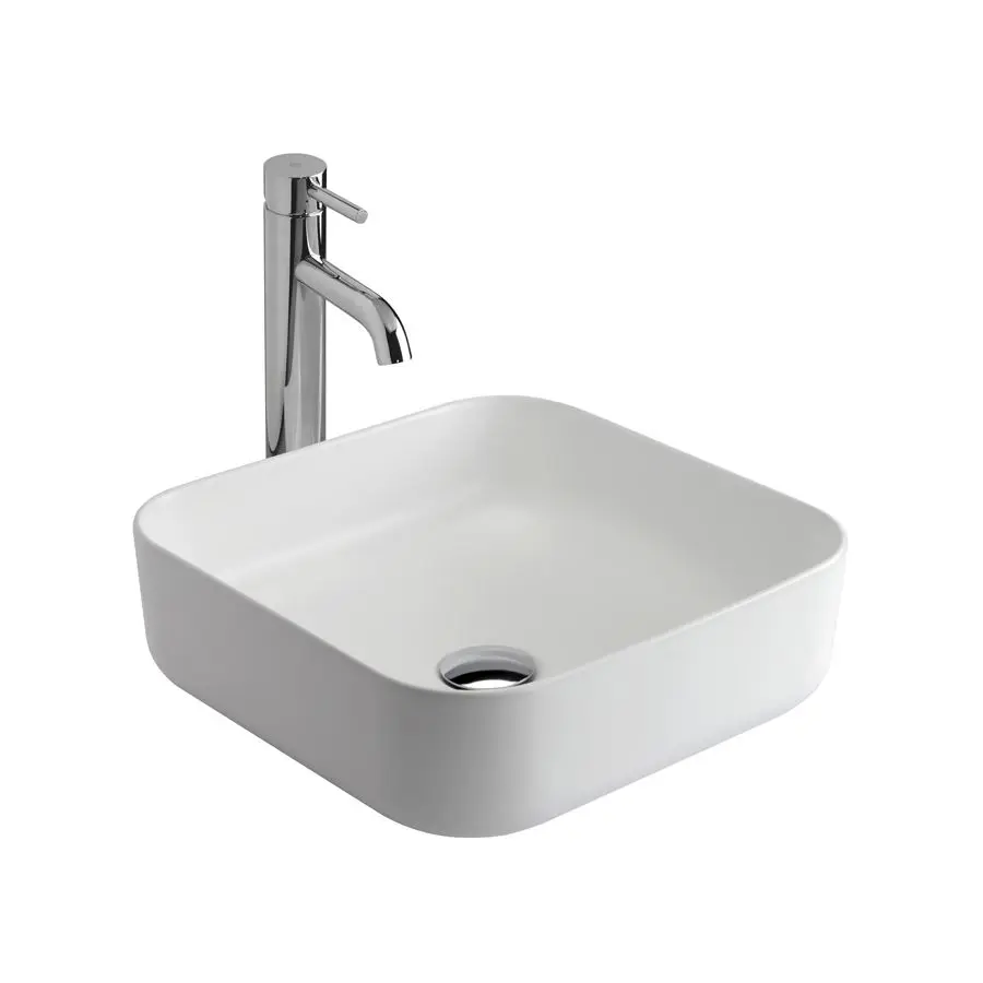 Bacha de Apoyo Ferrum Milos Cuadrada 40x40cm LK394-B