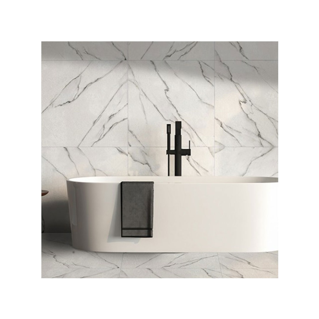 Porcelanato Alberdi Bari Bianco 80x80 (1ra Calidad)