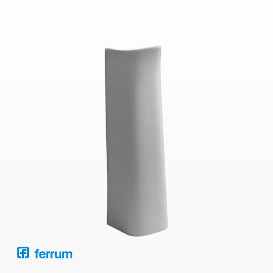 Columna de Lavatorio Ferrum Línea Bari Blanco CKC B