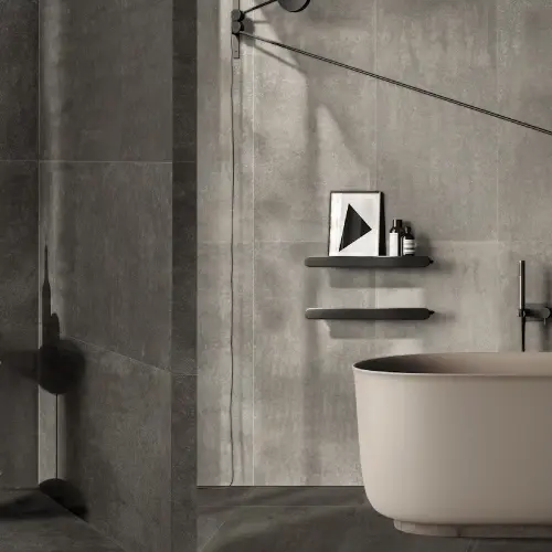 Porcelanato Cerro Negro Basalto Negro 64x122 (1ra Calidad)