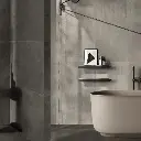 Porcelanato Cerro Negro Basalto Negro 64x122 (1ra Calidad)