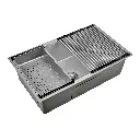 Bacha de Cocina Acero Inoxidable Nickel 75x45x22 (c/ Accesorios) BAI01NI