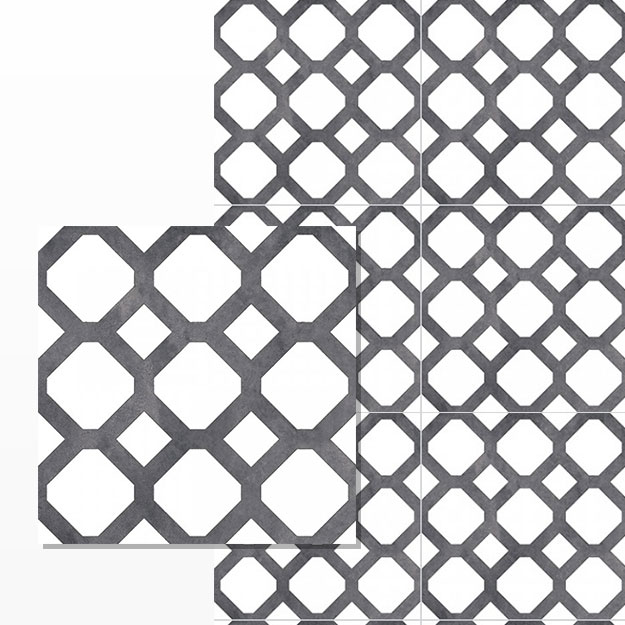 Cerámico Alberdi Boccaccio Gris Oscuro 46x46 (1ra Calidad)