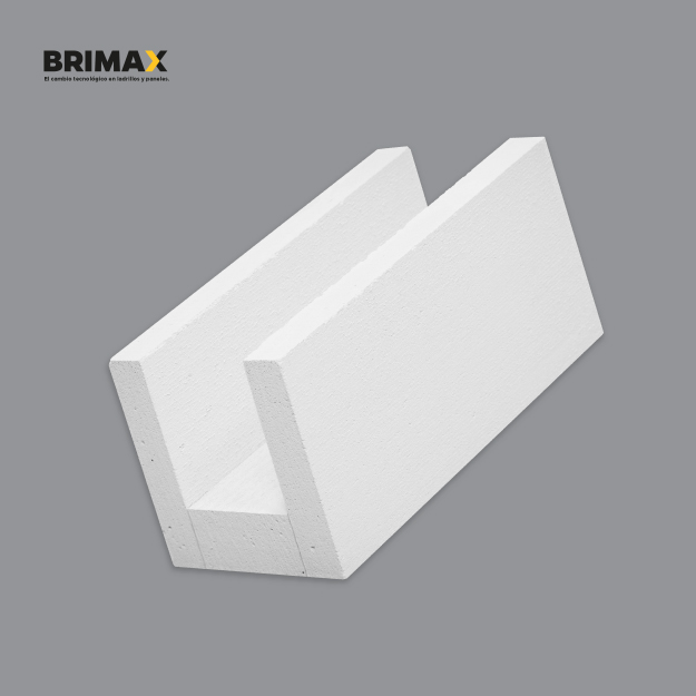 Ladrillo U de Hormigón Celular Brimax 15x20x60 P84