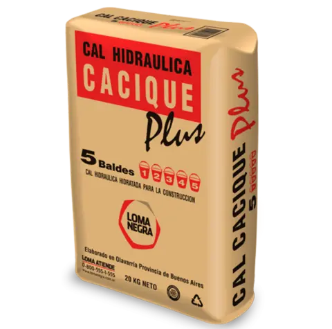 Cal de Construcción Cacique Plus (Bolsa 20kg)