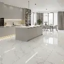 Porcelanico Lume Calacata Bianco Pulido 60x60 (1ra Calidad)