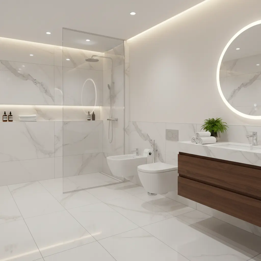 Porcelanato Alberdi Calacata Gris H5 Pulido 60x60 (1ra Calidad)