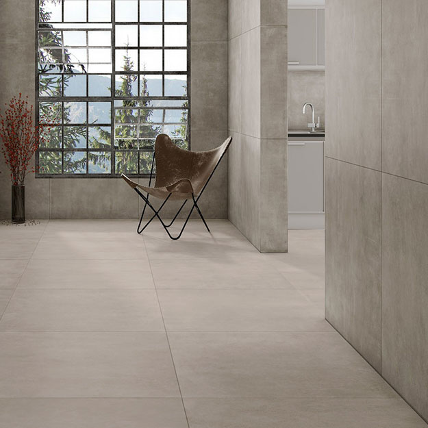 Porcelanato Tau Cementine Tan 90x90 (1ra Calidad)