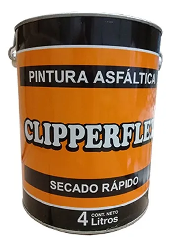 Pintura Asfáltica Clipperflex (Balde 18L) Negro
