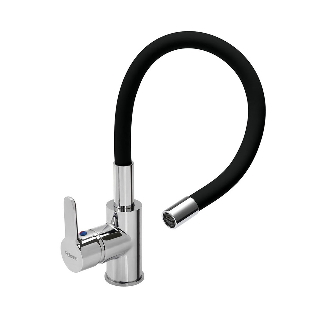 Grifería Monocomando de Cocina Peirano Línea Colors Negro 20-172