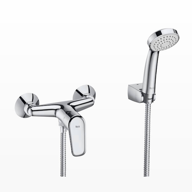 Grifería Ducha Exterior Roca Línea Coral