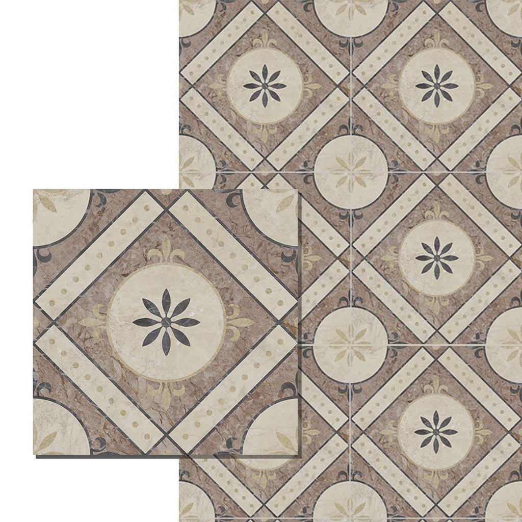 Cerámico Alberdi Corinto Beige 46x46 (1ra Calidad)