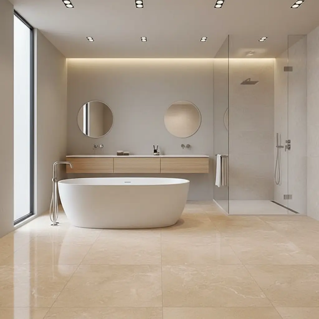 Porcelanato Vite Crema Marfil Eco Pulido 60x120 (1ra Calidad)
