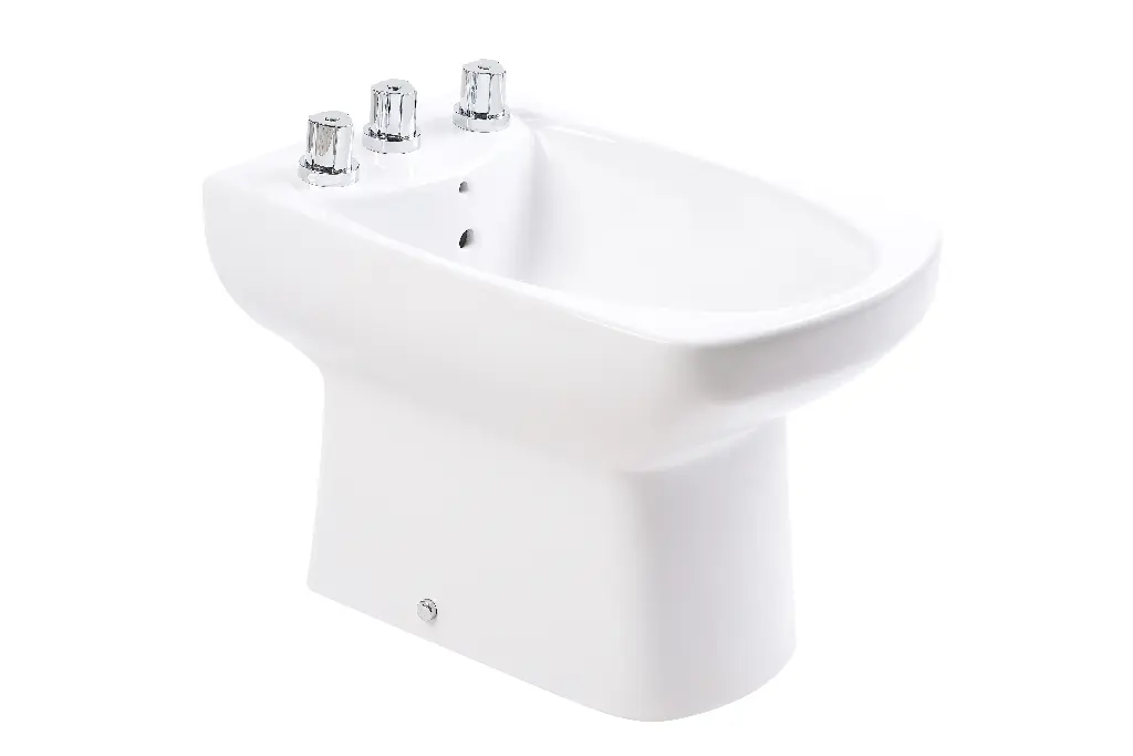 Bidet 3 Agujeros Roca Línea Dama Blanco