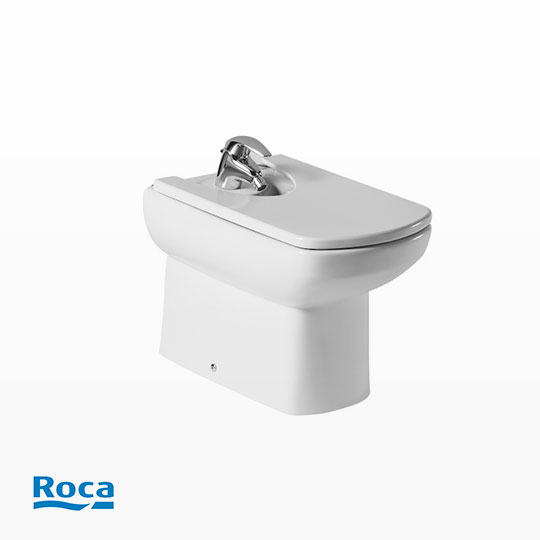 Bidet 1 Agujero Monobloque Roca Dama Senso Blanco