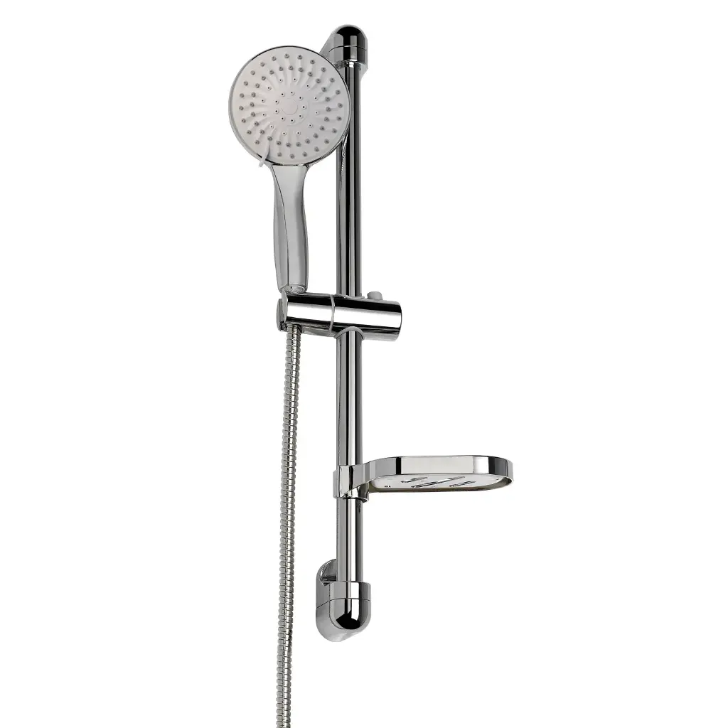 Duchador de Mano Anticalcáreo 5 Funciones (c/ Soporte y Flexible) A842