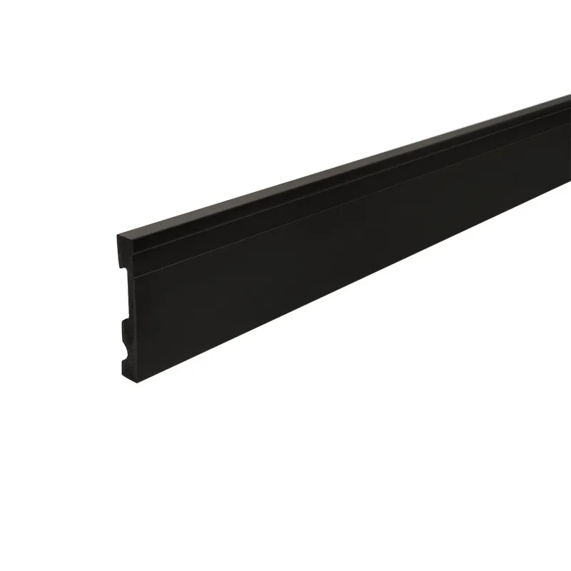 Zócalo EPS Atrim Line Negro Mate 10x1.5mm (Tira 2.44m) 2324E