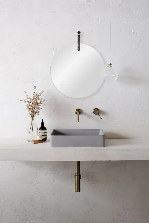 Espejo Reflejar Love Red Negro 57cm