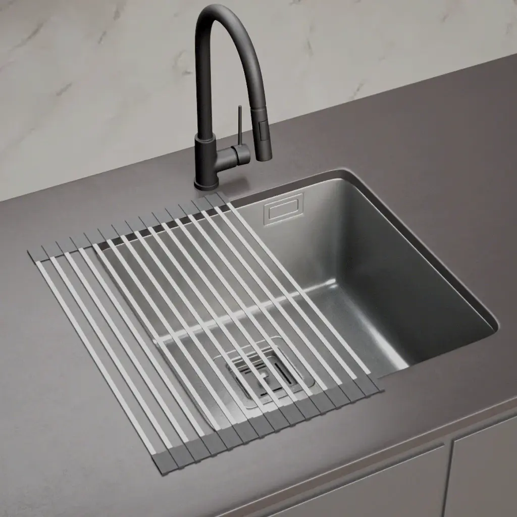 Pileta de Cocina Simple Mi Pileta Essentia 640 40x40x20cm