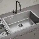 Pileta de Cocina Simple Mi Pileta Essentia 660 60x40x20cm