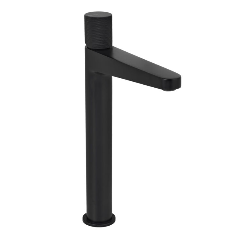 Grifería Monocomando Alta Peirano Línea Fabric Black 61-200N