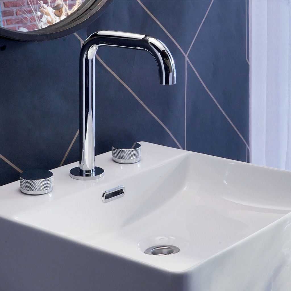 Grifería de Lavatorio Peirano Línea Fabric Cierre Cerámico 60-100C