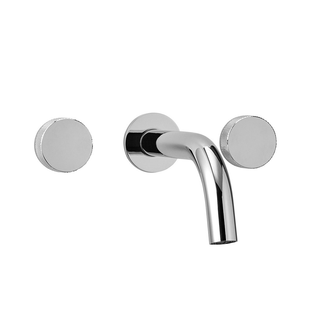 Grifería de Pared para Lavatorio Peirano Fabric Cromo 62-100C